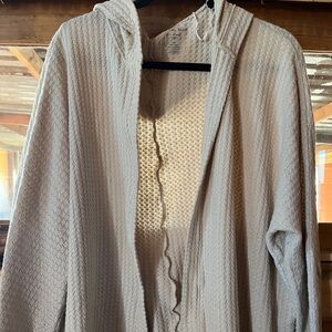 American Eagle Outfitters Cream Cardigan Sweater